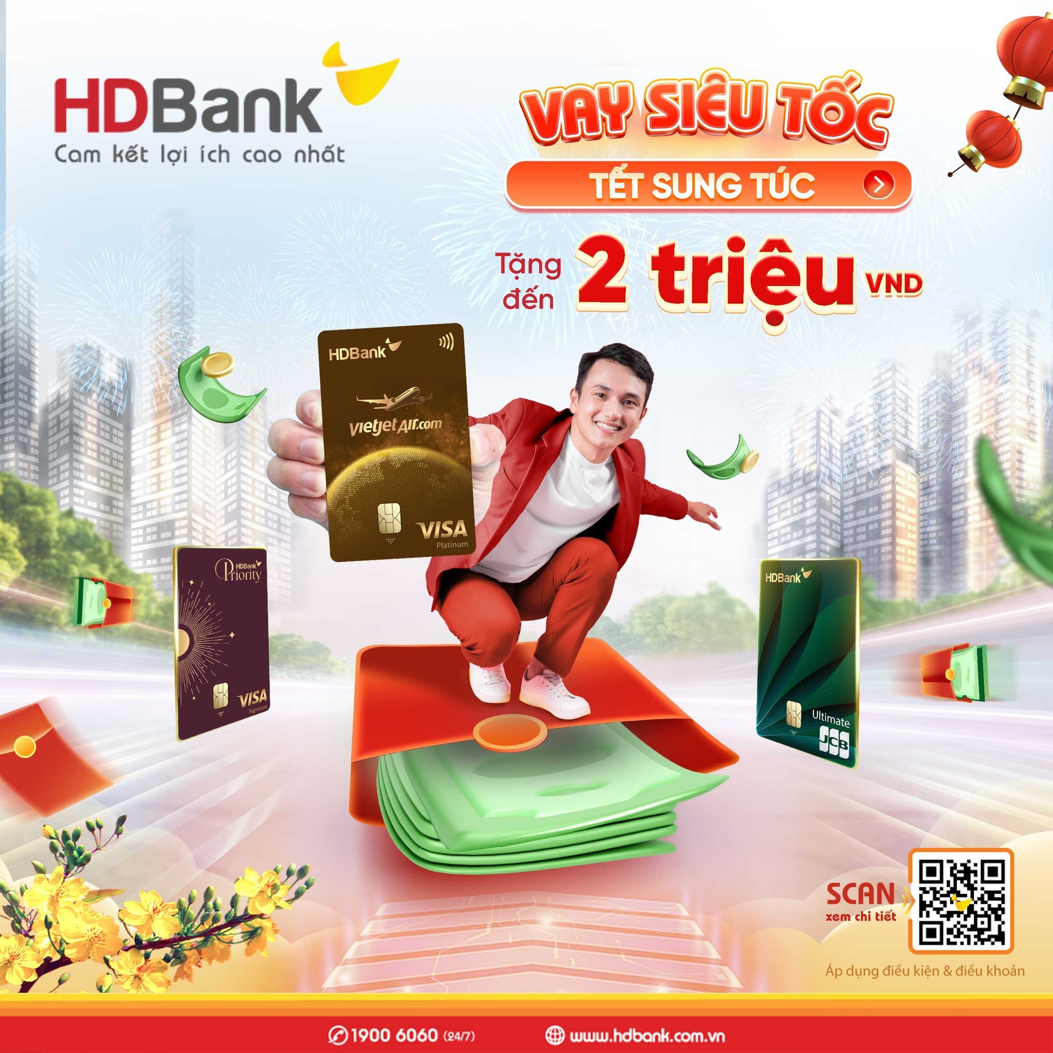 Thẻ tín dụng HDBank hoàn tiền lên đến 2 triệu đồng giúp khách hàng ...