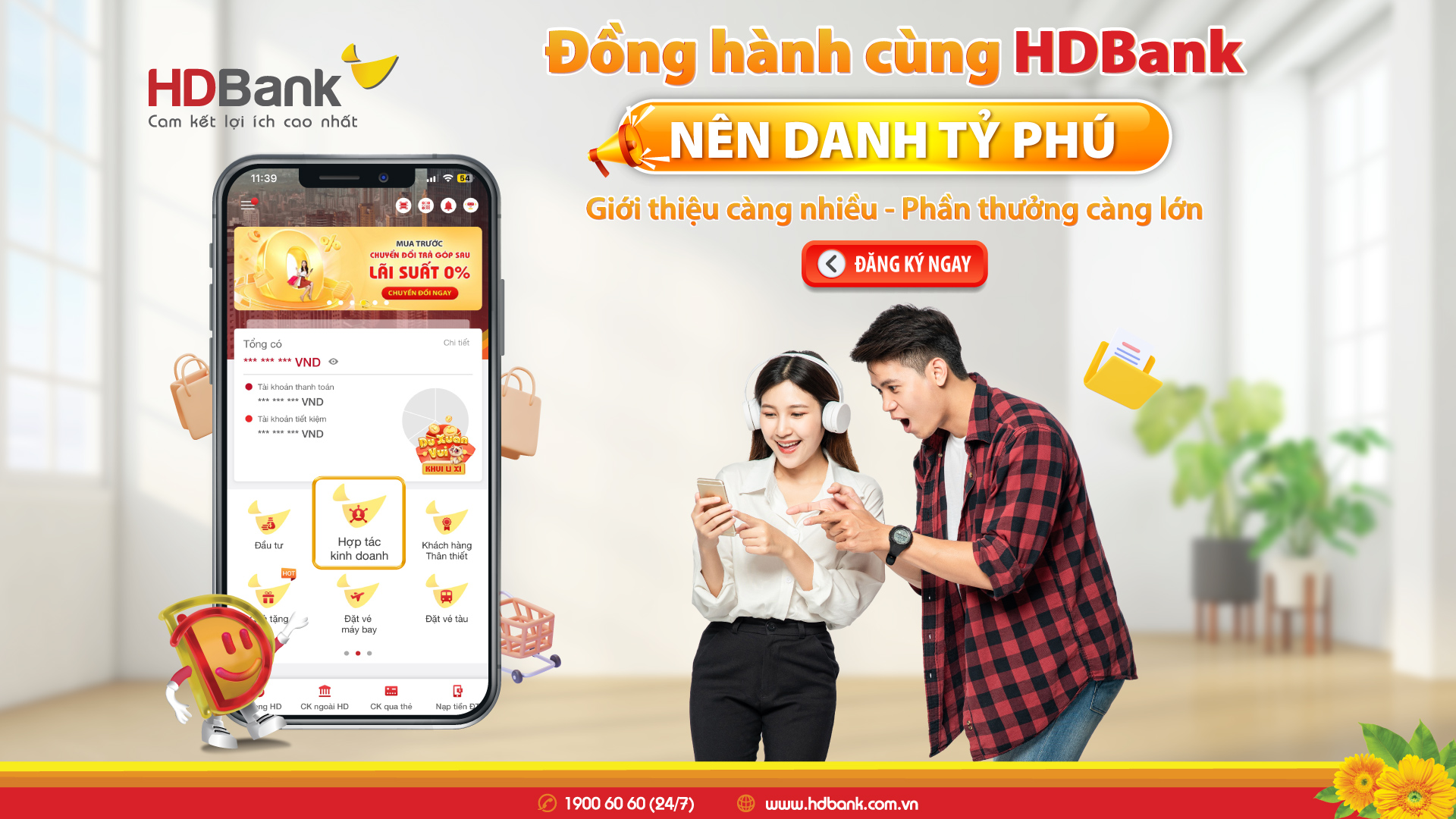 Thanh toán vé qua ngân hàng trực tuyến HDBank  Vietjet Air  Vietjet Air