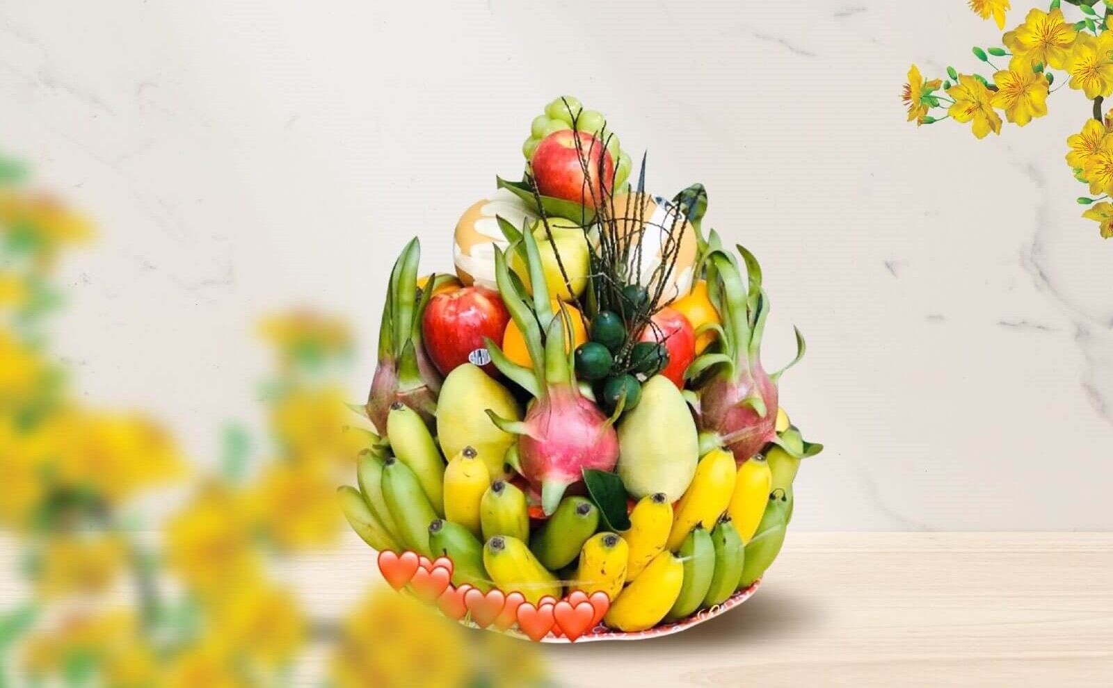 Mâm ngũ quả trong ngày Tết cổ truyền