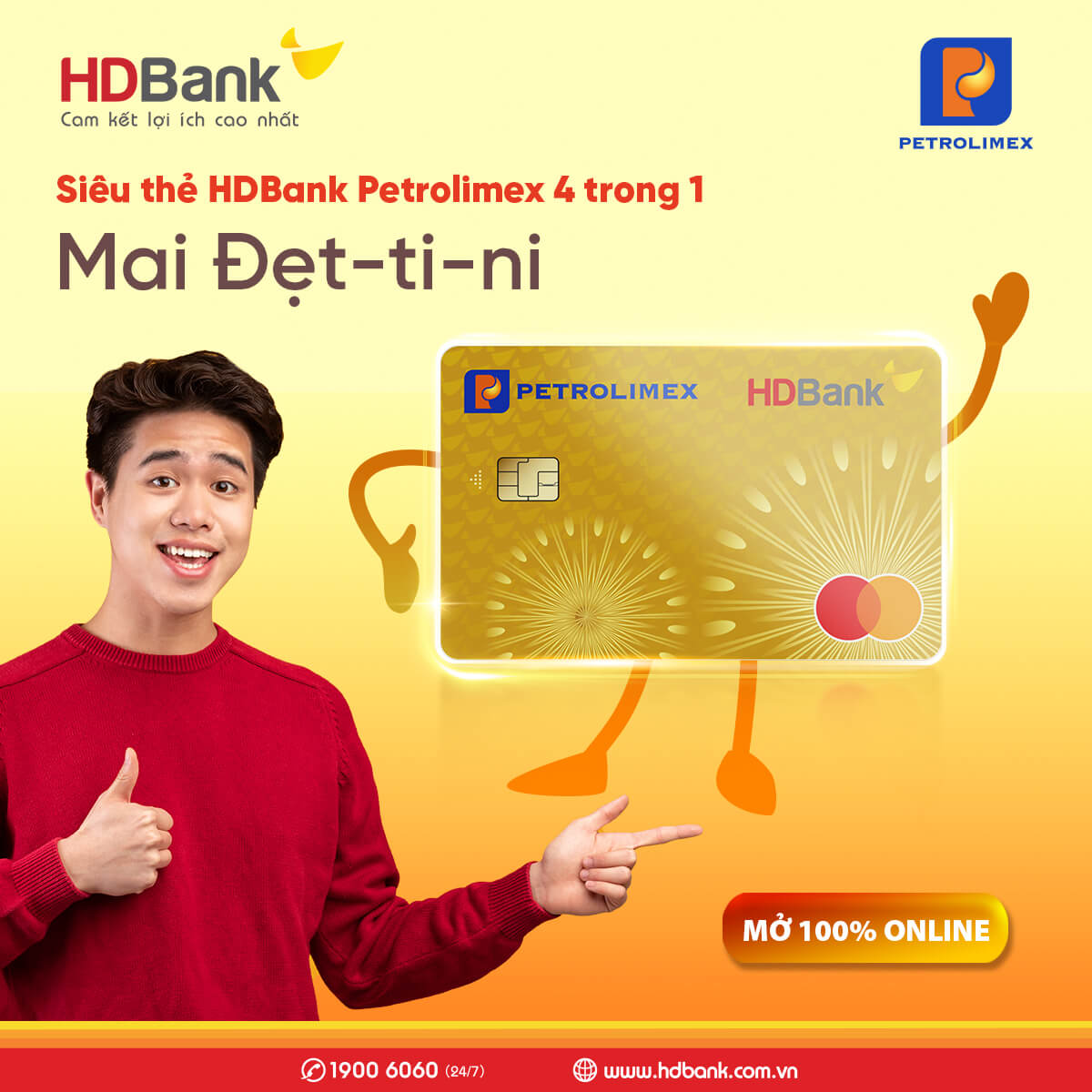 Điều kiện mở thẻ tín dụng tại ngân hàng HDBank