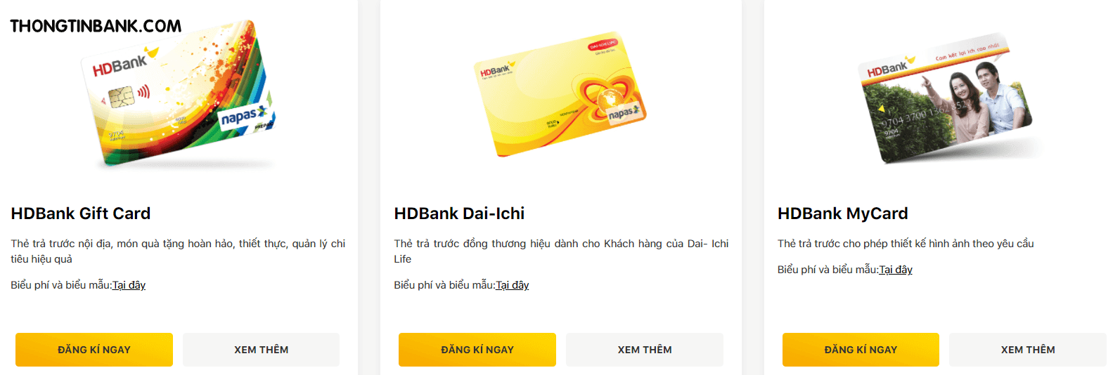 Lãi suất và phí dịch vụ của thẻ ghi nợ HDBank như thế nào?